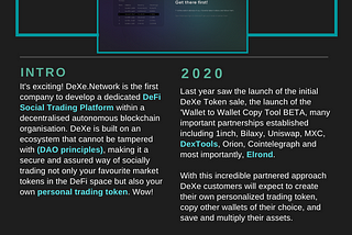 DeXe Infographic designed by CryptoFly