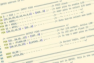 Screenshot of computer code