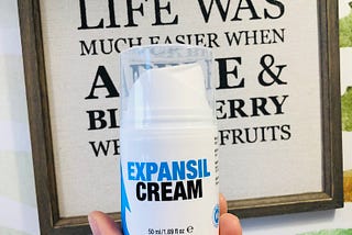 Expansil Cream — number 1 among penis enlargement creams!