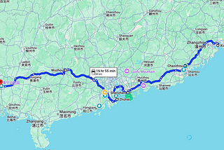 Recent China trip notes — few interesting long haul Didi rides