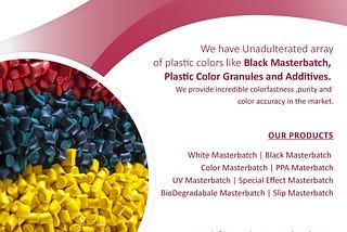 How plastic made items are colored by plastic industries?