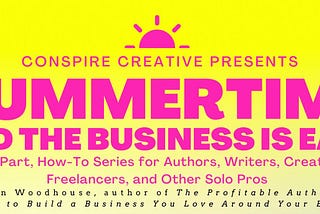How I Created a Six-Event Author/Book Series in Ten Moves