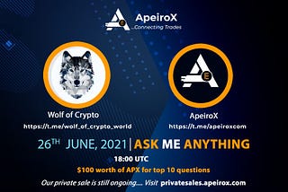 AMA Session with the Wolf of Crypto World.