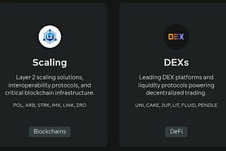 How We Choose Tokens for an Index
