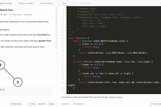 Leetcode 98. Validate Binary Search Tree