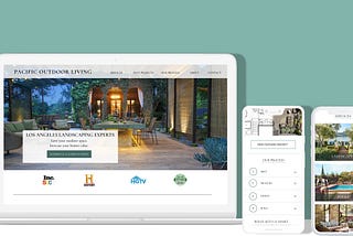 Pacific Outdoor Living — Website Redesign