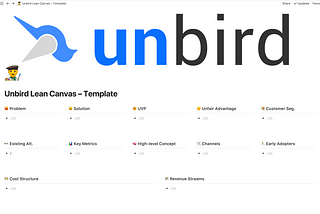 Notion Lean Canvas Template