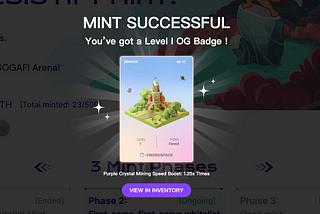 CrossSpace OG NFT Mint_Step by Step Guide