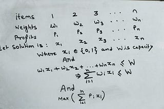 Solving 0–1 Knapsack Problem Using Dynamic Programming