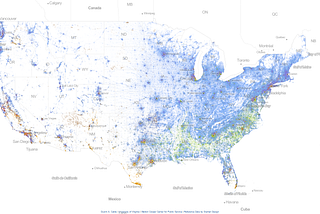 US Population Map by Race