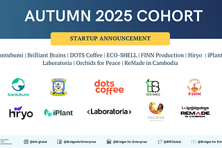 Bridges for Enterprise Welcomes 10 Startups into its Autumn 2025 Cohort