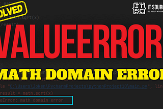 ValueError: math domain error [SOLVED]