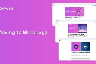 We’ve Migrated to Mirror.xyz