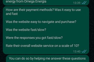 Technological Solutions for the Omega Energia Website to Improve Customer Purchasing Experience.