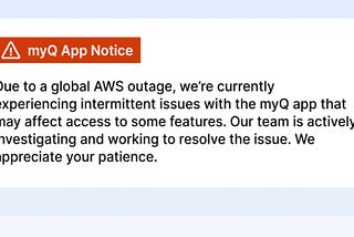 When Everything Stops: One Outage and the House of Cards We’ve Built