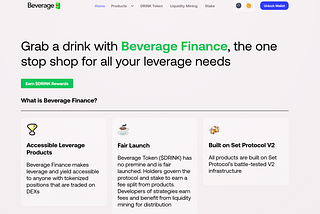 Introducing Beverage Finance