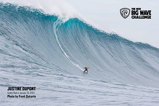 New Big Wave Challenge décerne 3 prix à Justine Dupont