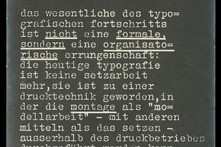 László Moholy-Nagy: «Wohin geht die typographische Entwicklung?», 1929