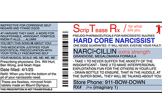 LEAVING THE NARCISSIST AND HIS DISTORTED WORLD VIEW