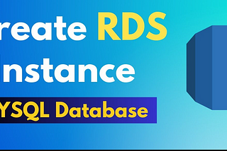 How to create an RDS Database in AWS using CDK for Python