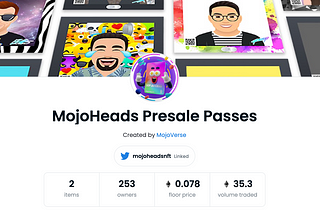 How to earn a FREE presale access pass for MojoHeads Group C mint!