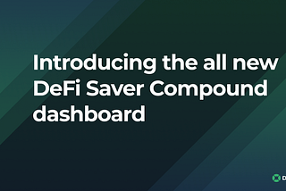 Introducing our completely new Compound dashboard