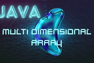 Java Table Code with Multi-Dimensional Array