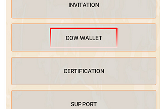 How to use COW Wallet