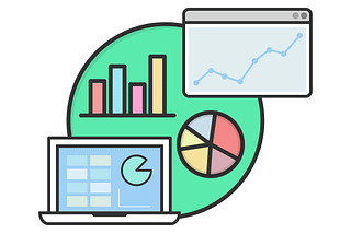 colorful image of graphs and charts to represent analytics