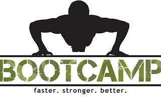 An Image of a man doing a press up for a bootcamp