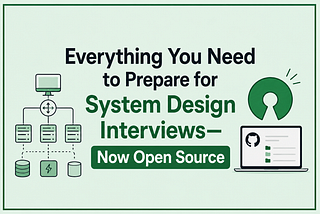 Everything You Need to Prepare for System Design Interviews — Now Open Source