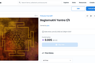 8/10 Baglamukhi Yantra