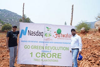 Nasdaq and Aahwahan Foundation Unite for Mega Tree Plantation!