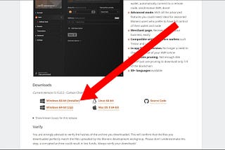 Installing the Monero Desktop wallet for Windows