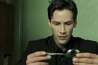 Keanu Reeves in The Matrix. Warner Bros/Village Roadshow Pictures
