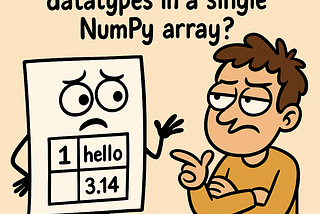 🧠 Can You Store Multiple Data Types in a Single NumPy Array?