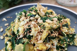 Kale Scrambled Eggs