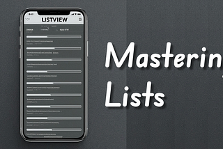 Mastering Lists in Flutter: Exploring Different ListView Forms