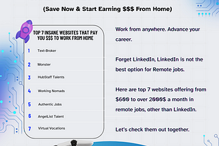 Top 7 Secret Websites That Pay You Crazy Money To Work From Anywhere