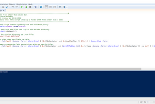 Delete files from folder older than any days from PowerShell script