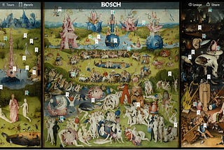 A Virtual Tour on Bosch’s ‘Garden of Earthly Delights’ — Reviewing Interactivity