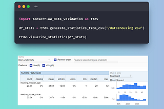 Explore and Validate Datasets with TensorFlow Extended