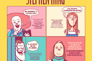 Consejos prácticos de Stephen King para escribir (bien)