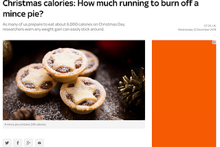 Why I’ve had a stomach full of people telling me how much running I need to do to burn off a mince…