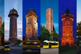 16 old water towers of Berlin