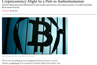 Bitcoin in an era of institutional distrust — why hasn't it caught on with the left?