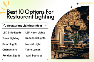 Ideas For Restaurant Lighting