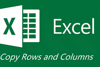 Copy Rows and Columns in Excel with Python