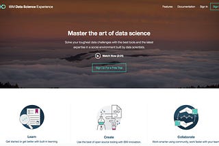 IBM - Data Science Experience, what is it?