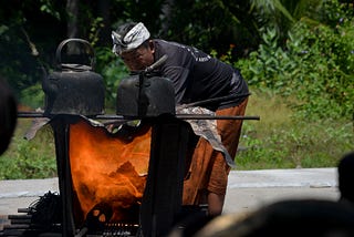 Bali Cremation Ceremony called Ngaben